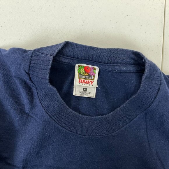 Vintage 90s Cape Cod Massachusetts T Shirt Mens Size XL Blue Tall Ships - Picture 5 of 5